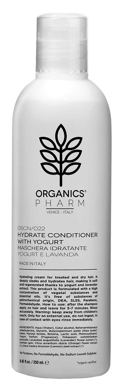 Organics pharma hydrate conditioner with yogurt and lavender 250 ml