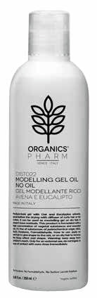 Organics pharm modelling gel oil non oil oat and eucalyptus 250 ml