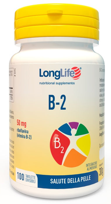 Longlife b2 50 mg 100 tavolette divisibili