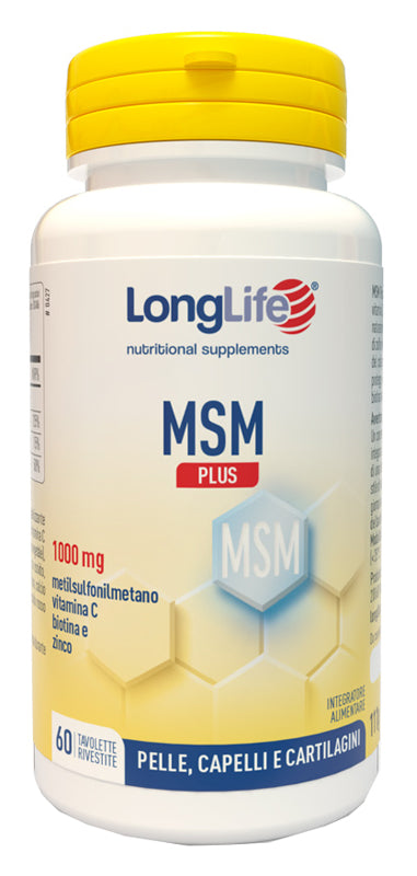 Longlife msm plus 60 tavolette rivestite da 1,85 g