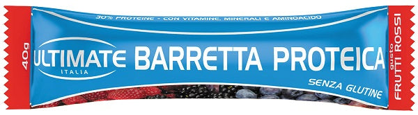Ultimate italia barretta proteica frutti rossi 40 g