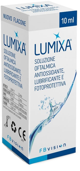 Lumixa soluzione oftalmica lubrificante antiossidante 10 ml