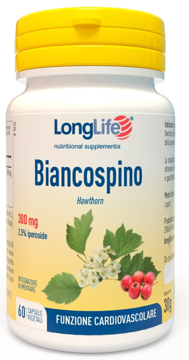 Longlife biancospino 60 capsule vegetali