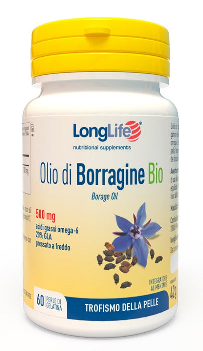 Longlife olio borragine bio 60 perle