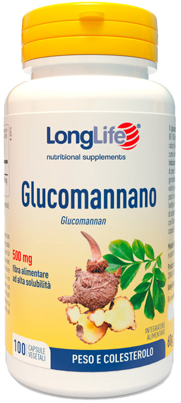 Longlife glucomannano 100 capsule vegetali