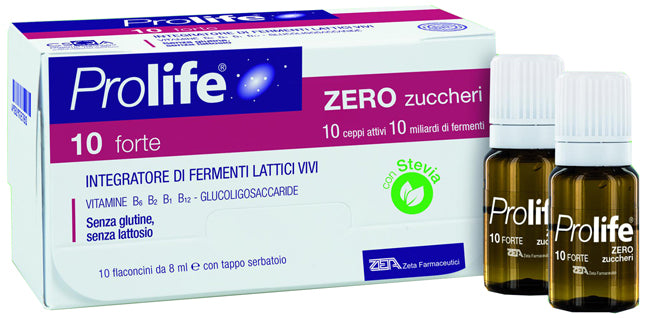 Prolife 10 mld zero zucch 10fl