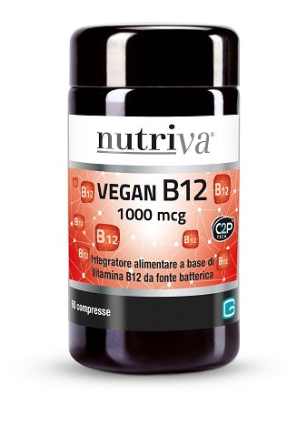 Nutriva vegan b12 60 compresse 1000mcg