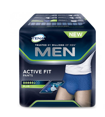 Pull up uomo tena men pants active fit l 8 pezzi