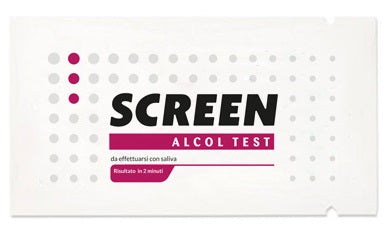 Screen alcol test saliva