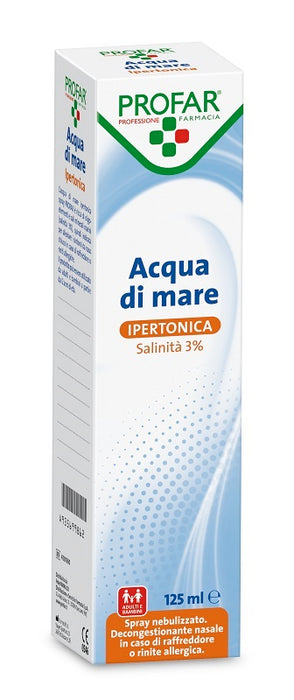 Acqua di mare spray ipertonica 3% profar 125 ml