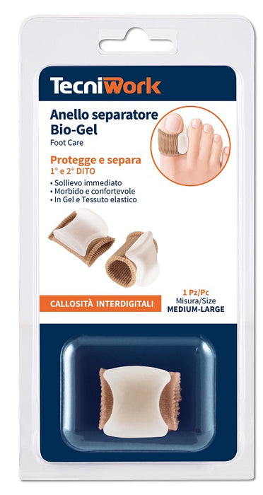 Bio-gel anello separatore per alluce m/l 1 pezzo