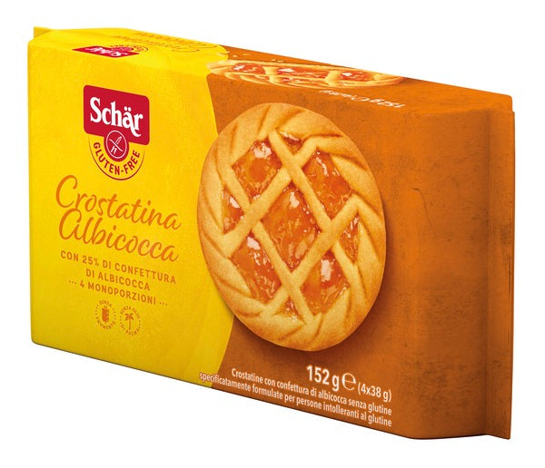 Schar crostatina con confettura di albicocca 4 monoporzioni da 35 g
