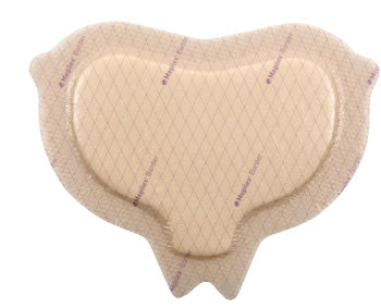 Medicazione in schiuma di poliuretano mepilex border conformata per sacro assorbente bordo integrato strato di contatto in silicone morbido 15x15 cm 5 pezzi