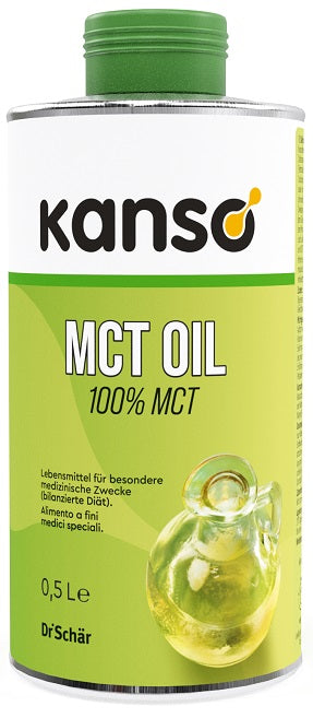 Kanso mct oil 100% olio di acidi grassi 500 ml