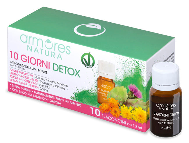 Armores natura 10 giorni detox 10 flaconcini da 10 ml