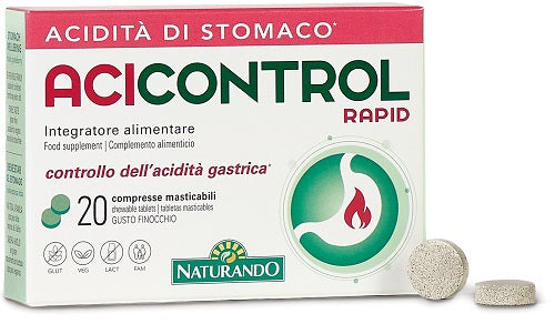 Acicontrol rapid 20 compresse
