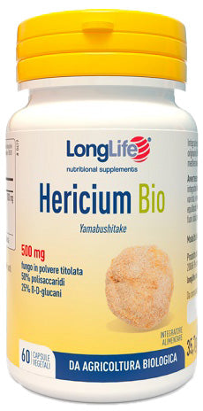 Longlife hericium bio 60 capsule vegetali