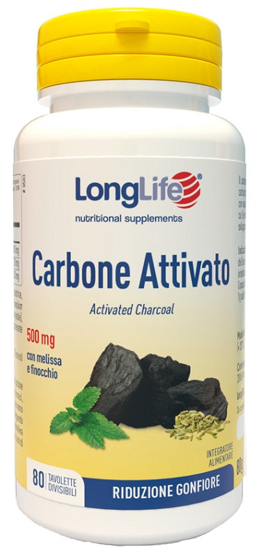 Longlife carbone attivato 80 tavolette divisibili