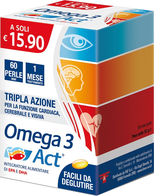 Omega 3 act 540mg 60 perle mini