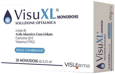 Soluzione oftalmica visuxl 20 contenitori monodose 0,33 ml