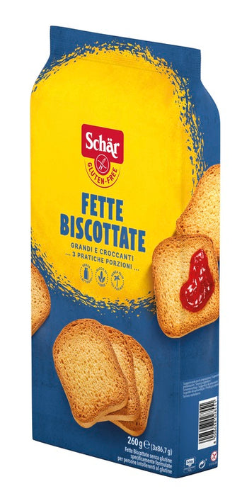 Schar fette biscottate 3 porzioni da 86,7 g