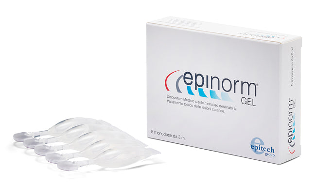 Epinorm gel trattamento lesioni cutanee da episiotomia 5 monodose 3 ml