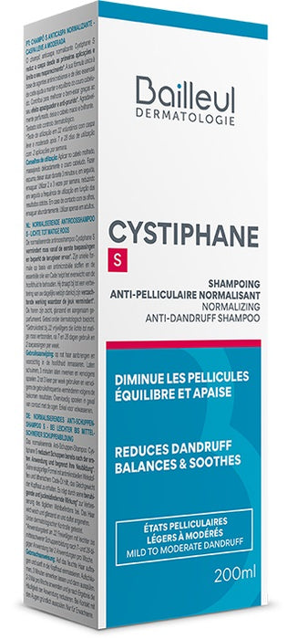 Cystiphane s shampoo antiforfora capelli normali 200 ml