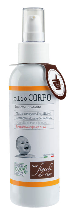 Fiocchi di riso olio idratante corpo 140 ml