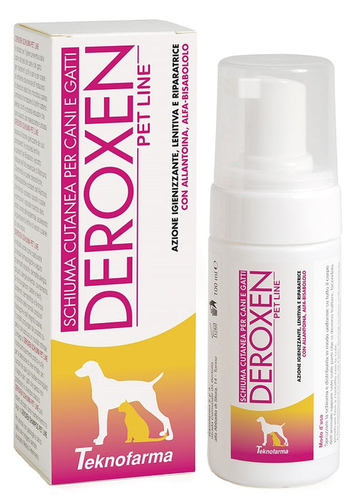 Deroxen pet line schiuma 100ml