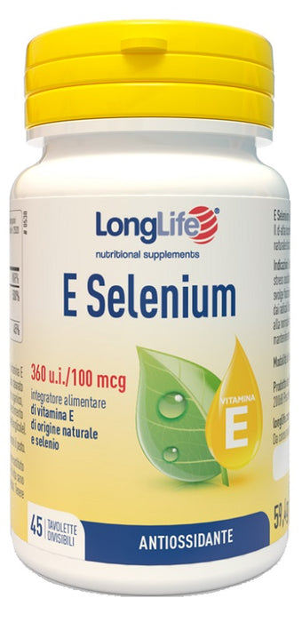 Longlife e selenium 45 tavolette