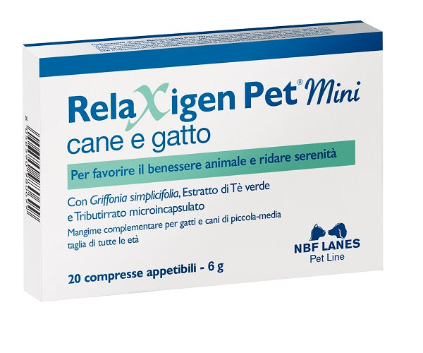 Relaxigen pet mini blister 20 compresse