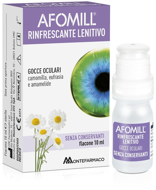 Afomill rinfrescante senza conservanti 10 ml