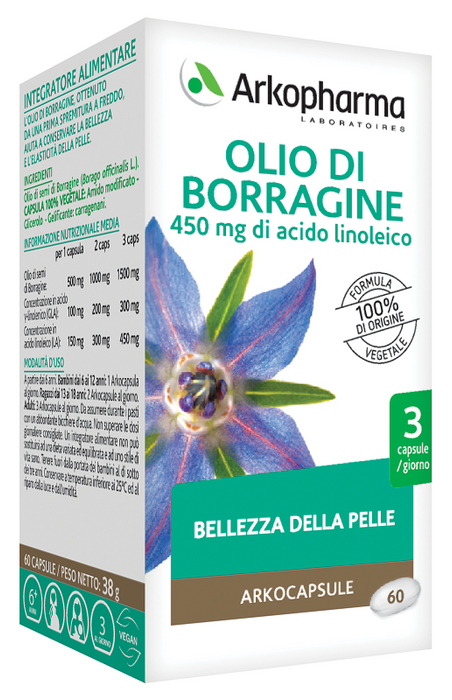 Arkopharma olio di borragine 60 perle
