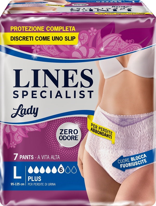 Lines specialist pants lady plus l farma 7 pezzi
