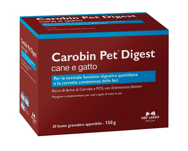 Carobin pet digest granulare 30 buste da 5 g