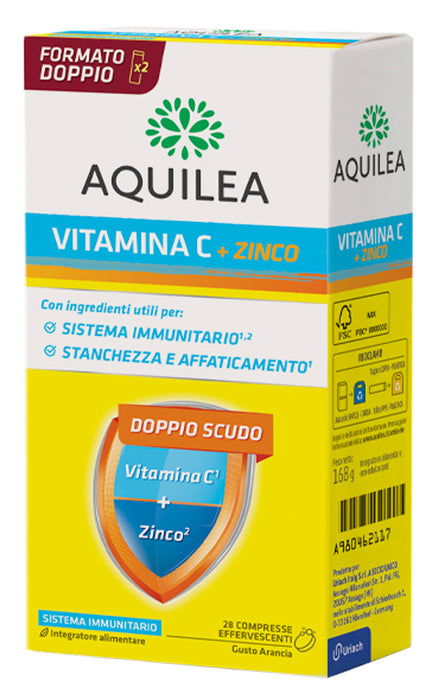 Aquilea vitamina c 14 compresse effervescenti bipack