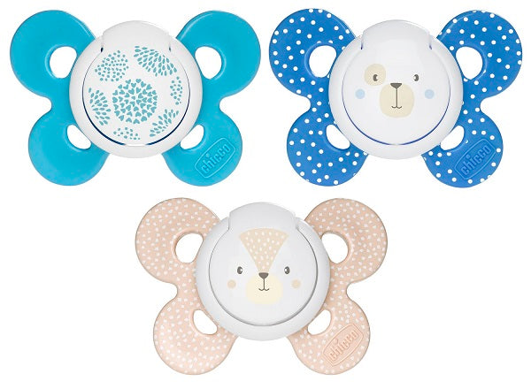 Chicco succhietto comfort boy in silicone 6-16 mesi 2 pezzi