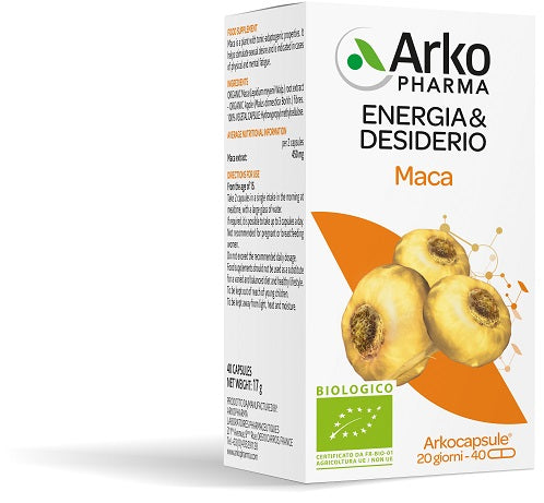 Arko capsule maca bio 40 capsule