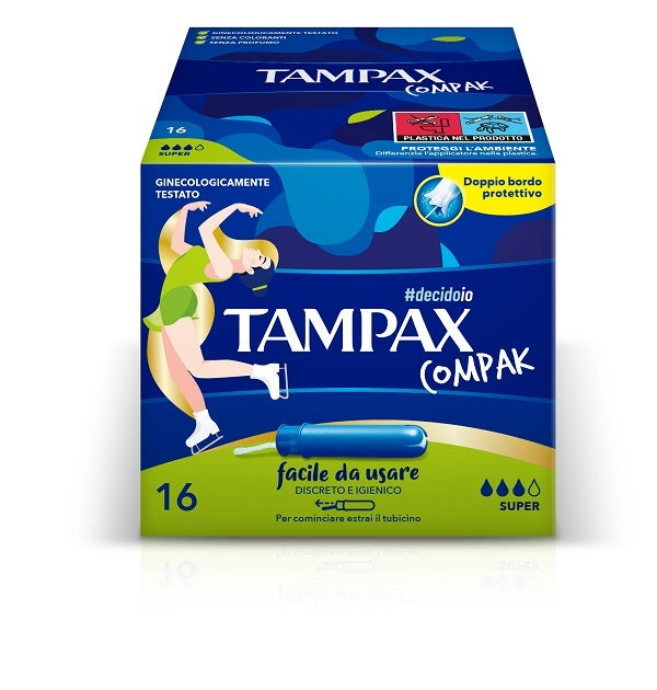 Tampax compak super 16 pezzi