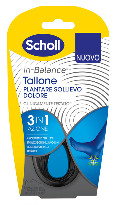 Scholl plantare tallone m 2 pezzi