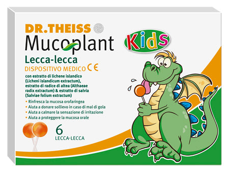 Theiss mucoplant lecca lecca gola 6 pezzi