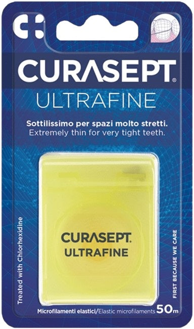 Curasept ultrafine filo interdentale non cerato clorexidina