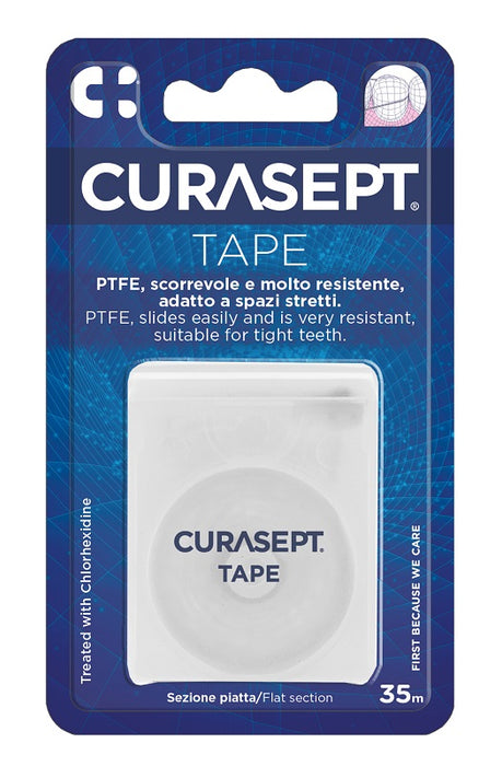 Curasept floss ptfe tape clorexidina