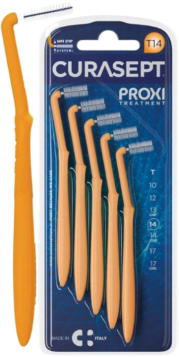 Curasept proxi angle p08 arantio chiaro/tangerino 5 pezzi
