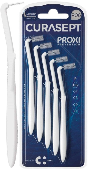 Curasept proxi angle p06 bianco/white 5 pezzi