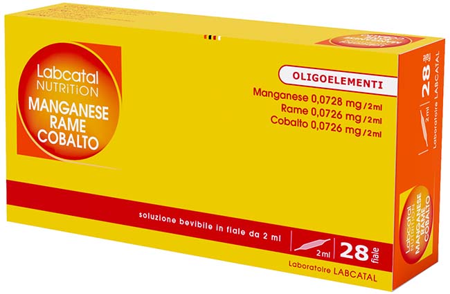 Labcatal nutrition manganese rame e cobalto 28 fiale