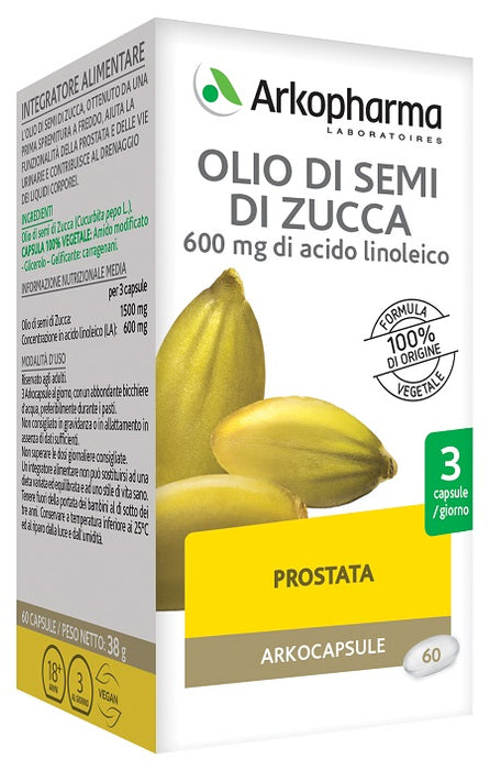 Arko capsule olio semi zucca 60 capsule