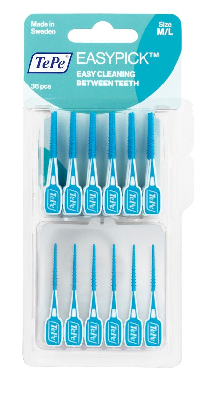 Tepe easypick m/l blu 36 pezzi