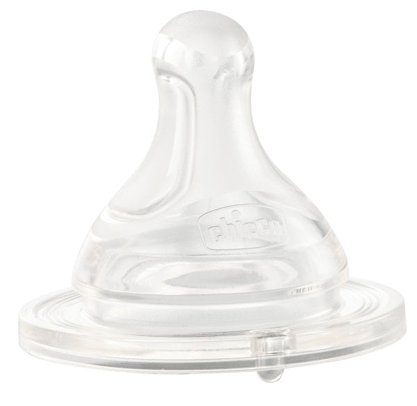 Chicco tettarella perfect 5 2m in silicone 2 fori 2 pezzi