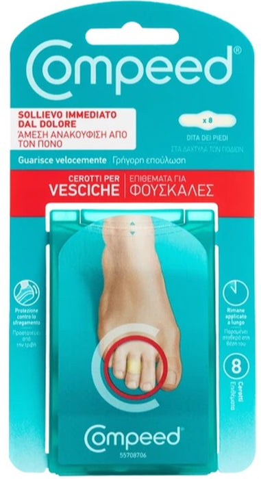 Compeed vesciche dita pied 8pz